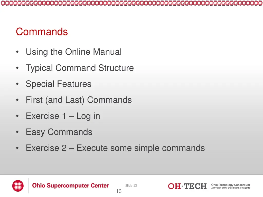 commands