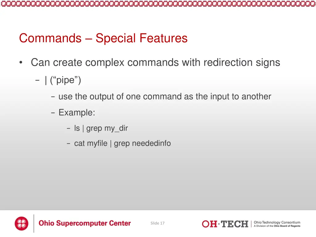 commands special features 1