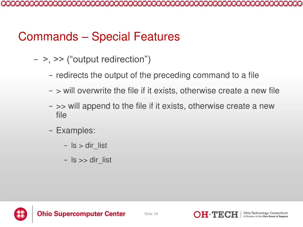 commands special features 2