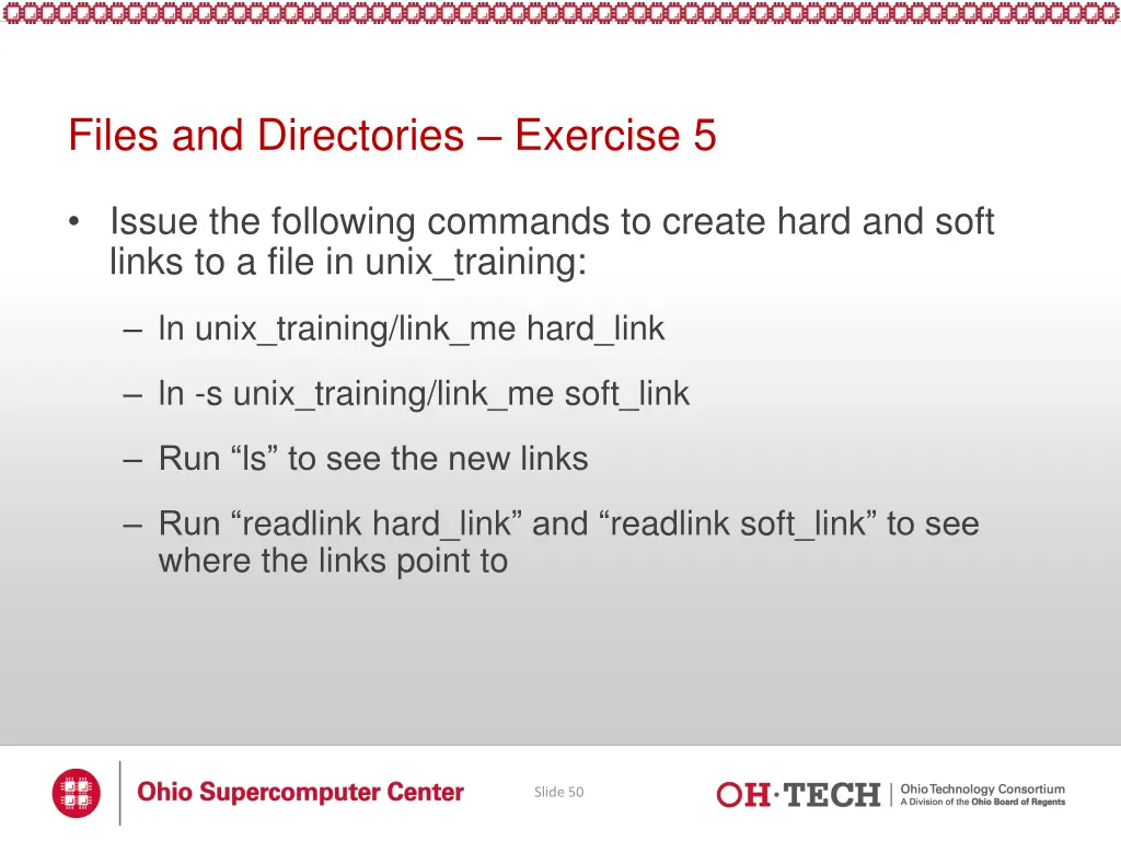 files and directories exercise 5