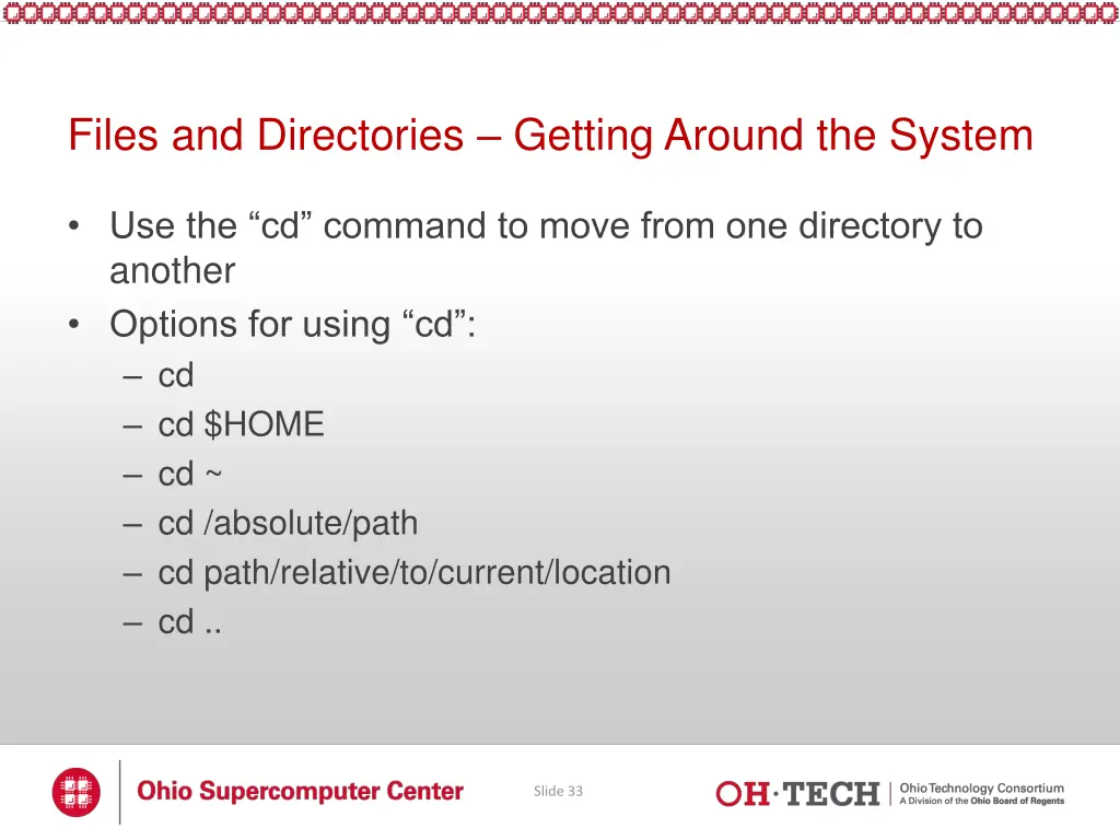 files and directories getting around the system 1