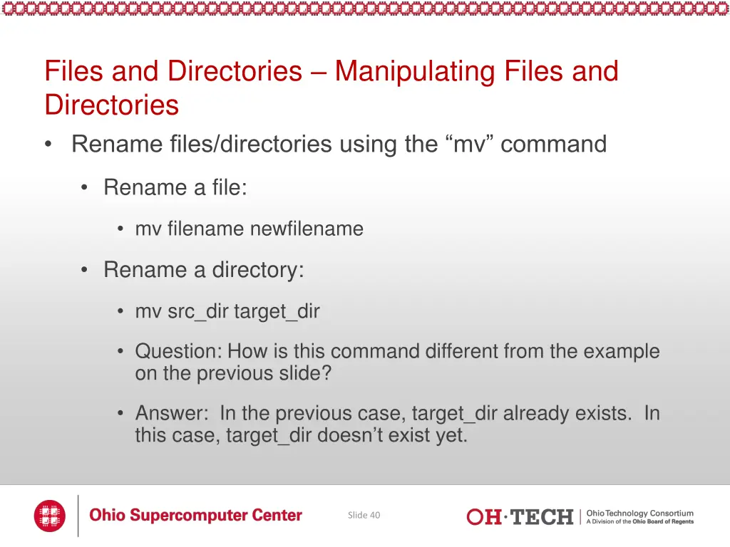 files and directories manipulating files 3