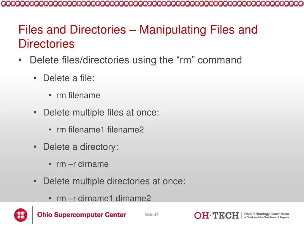 files and directories manipulating files 5