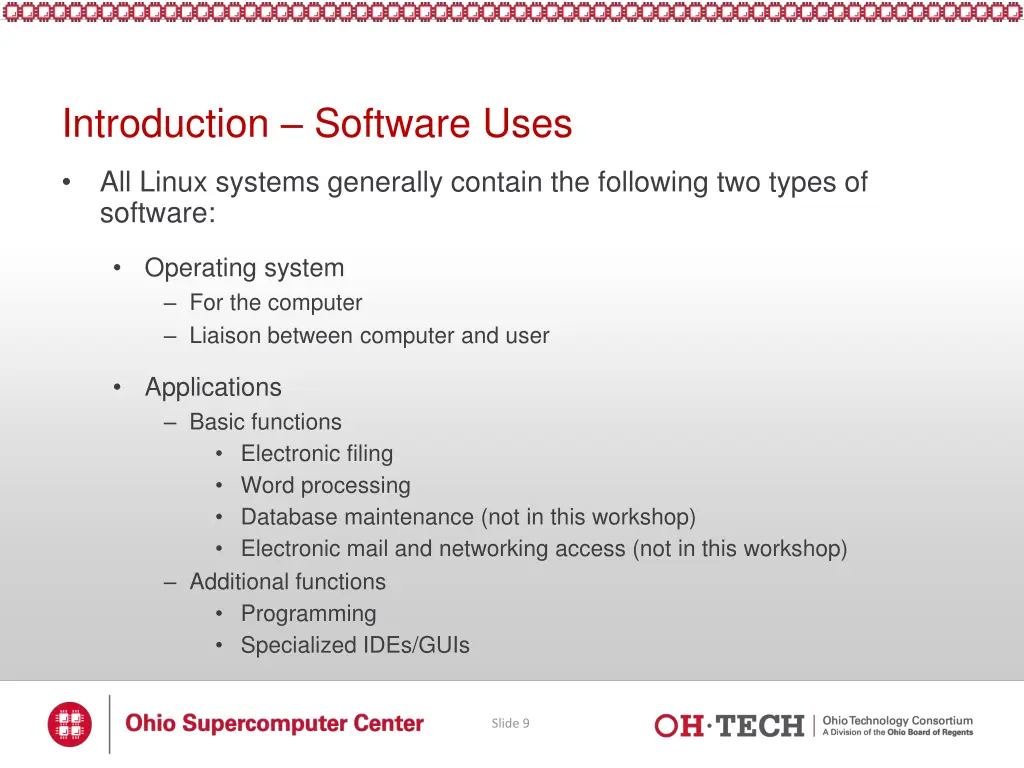 introduction software uses