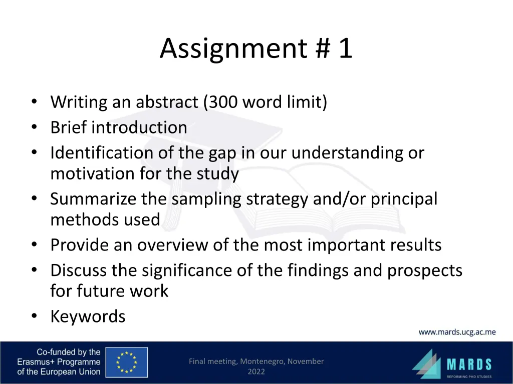 assignment 1