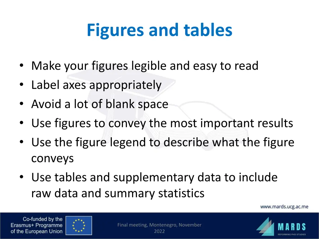 figures and tables