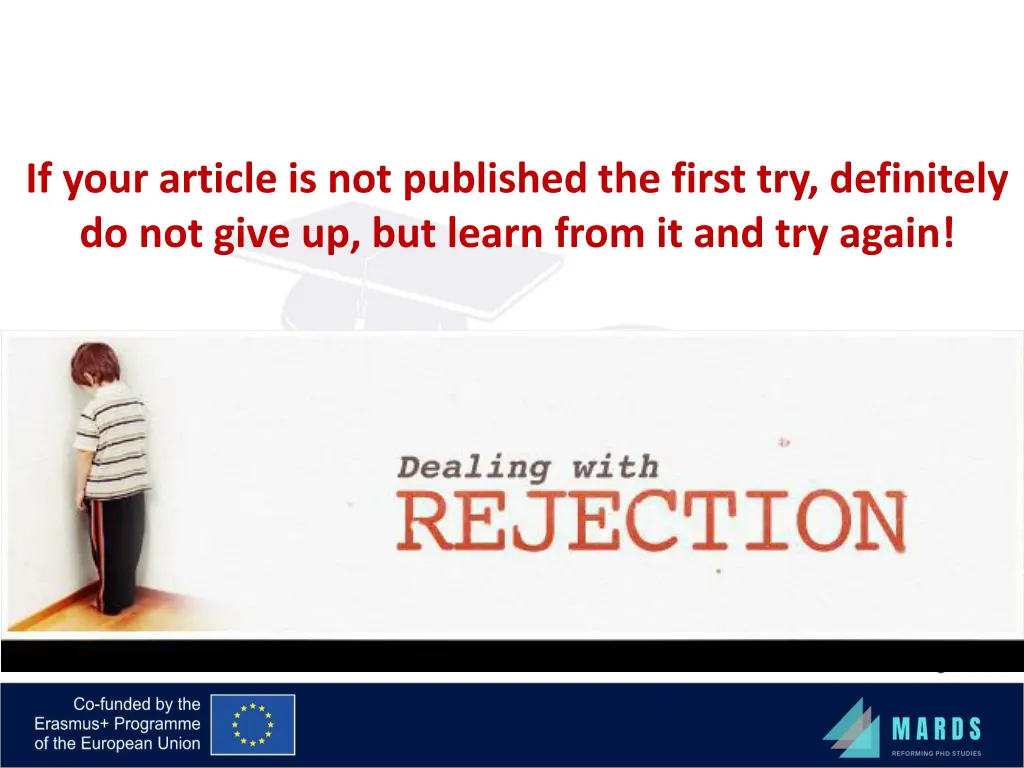 if your article is not published the first