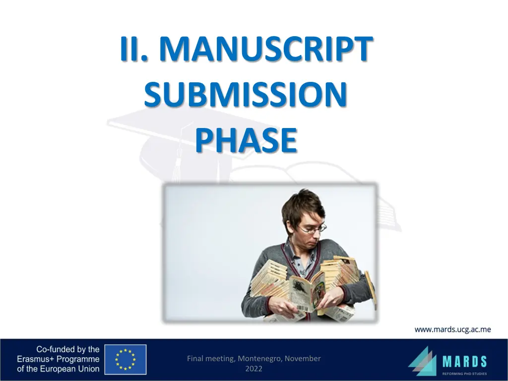 ii manuscript submission phase