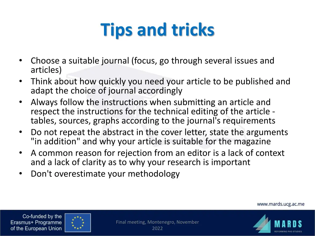 tips and tricks 2