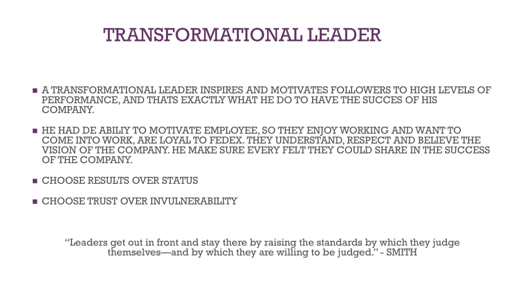 transformational leader