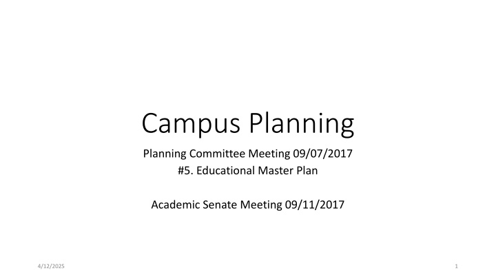 campus planning