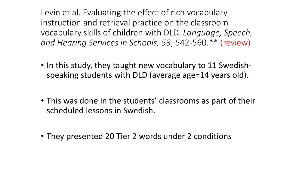 levin et al evaluating the effect of rich