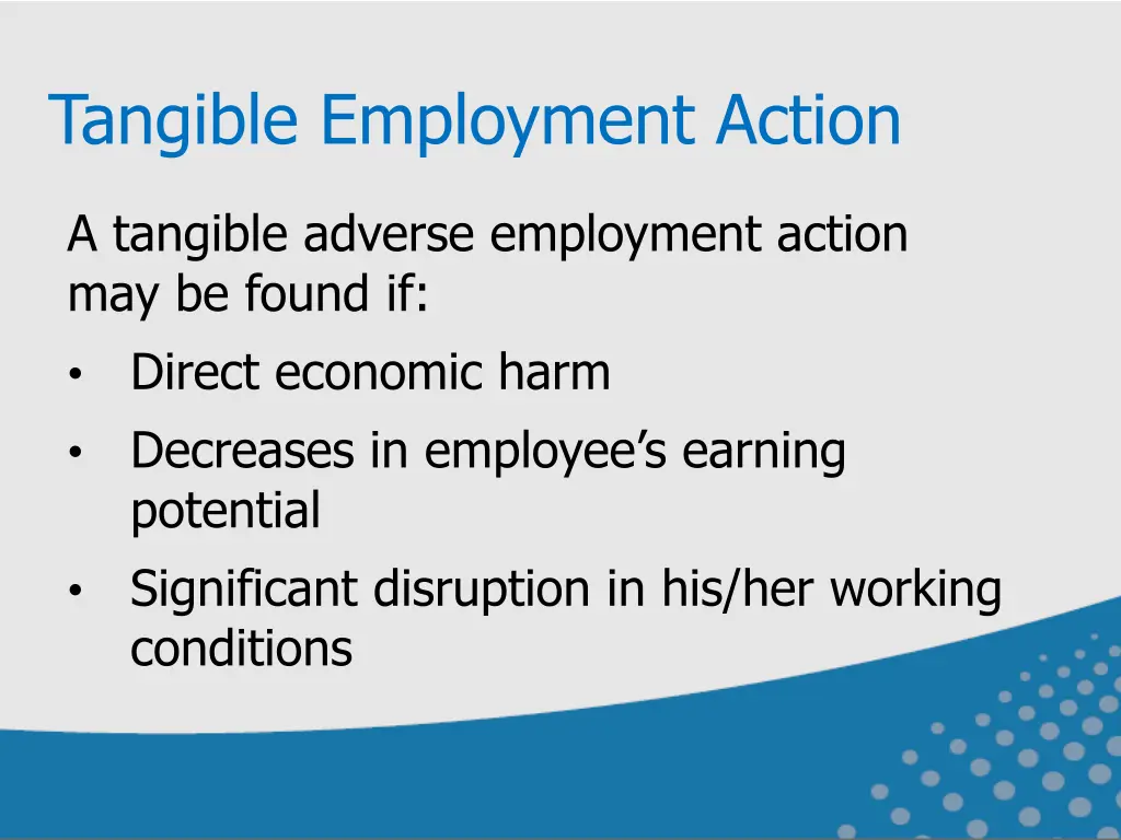 tangible employment action 2