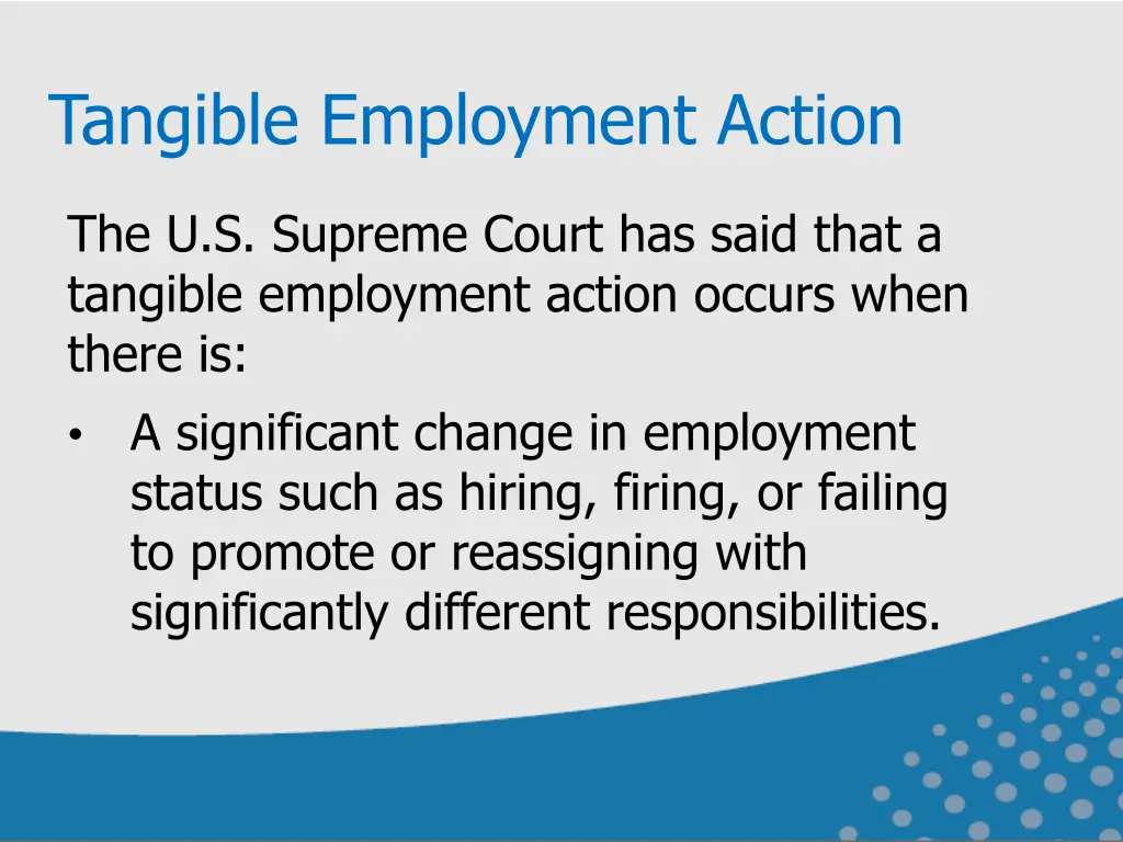 tangible employment action 3