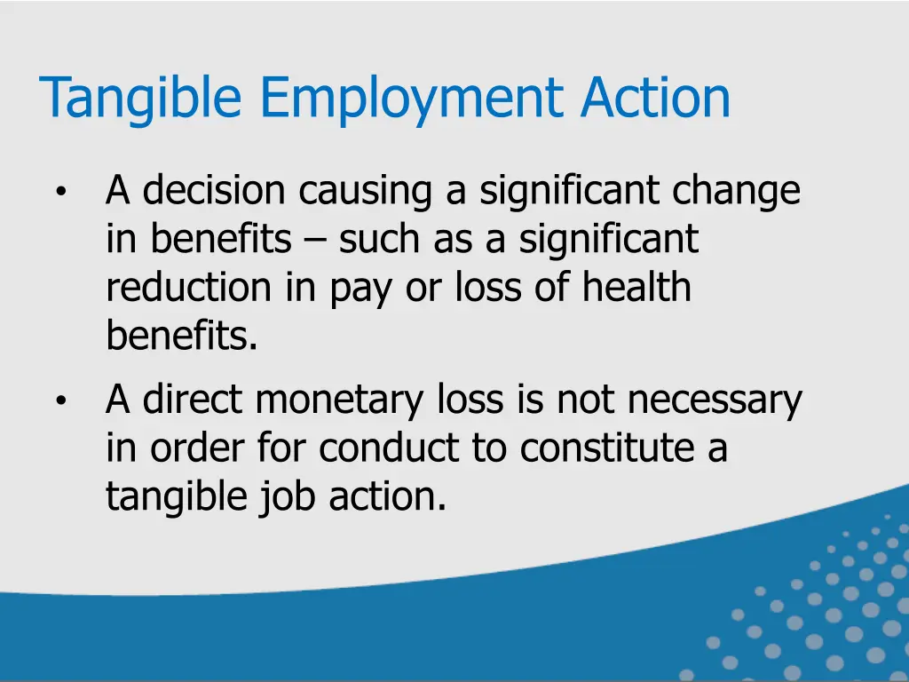 tangible employment action 4