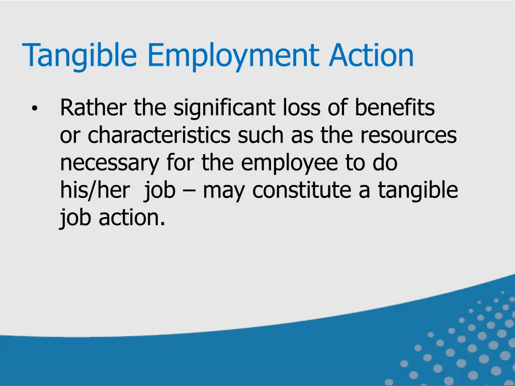 tangible employment action 5