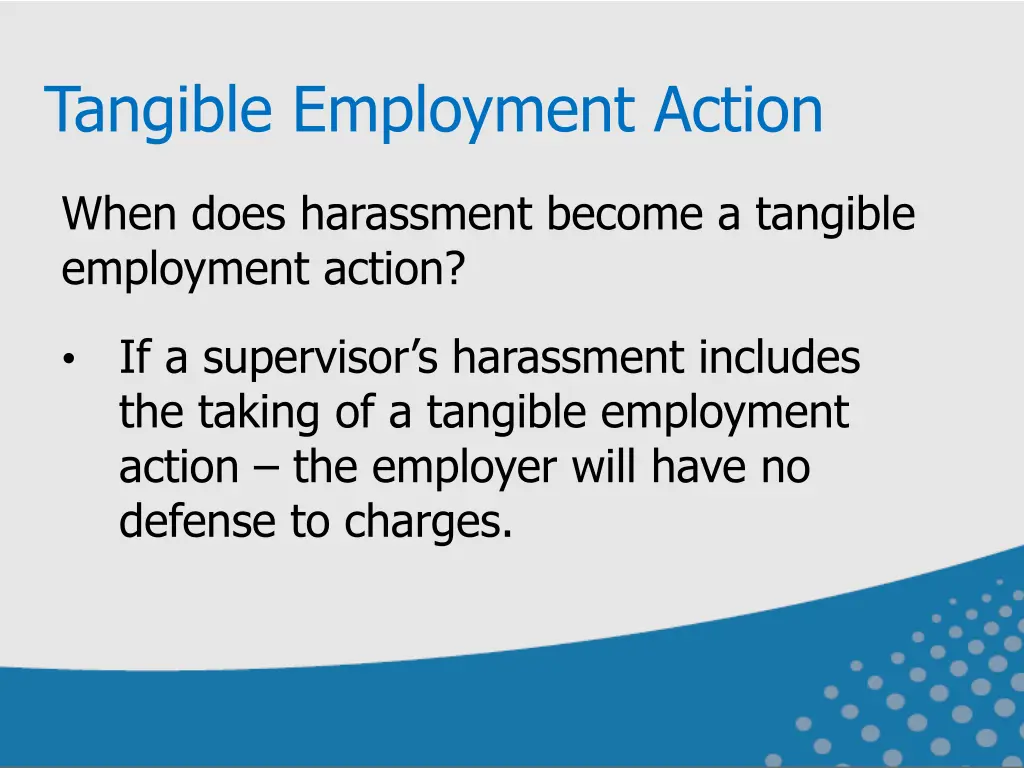 tangible employment action