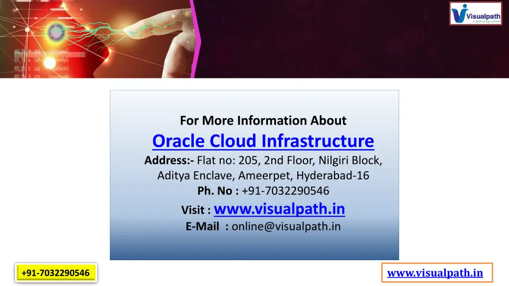for more information about oracle cloud