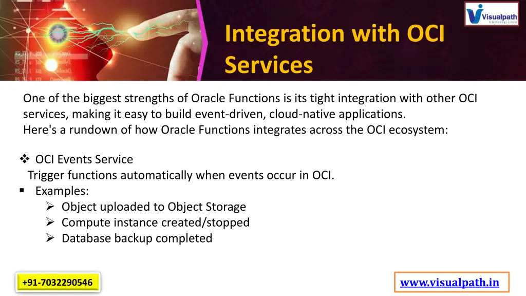 integration with oci services