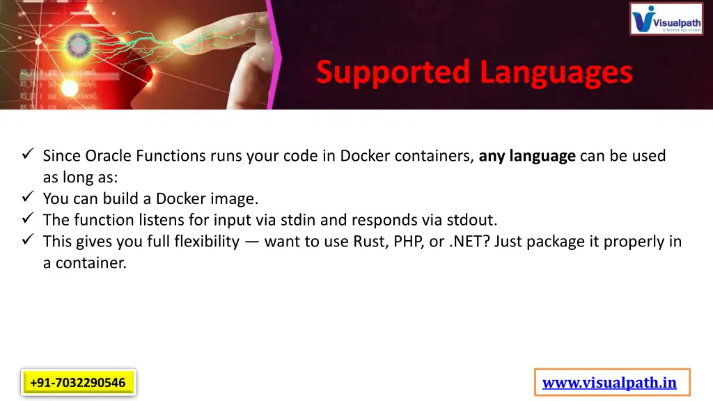 supported languages