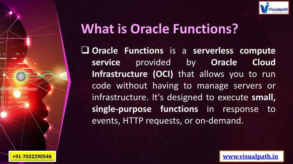 what is oracle functions