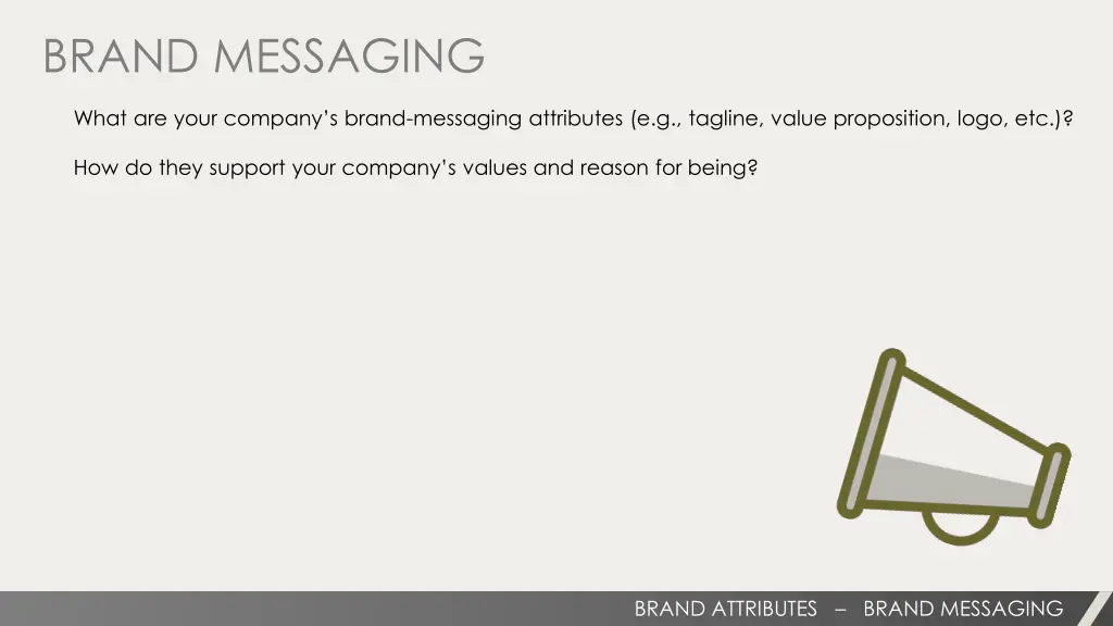 brand messaging