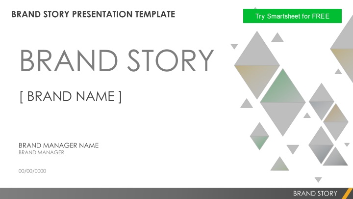 brand story presentation template