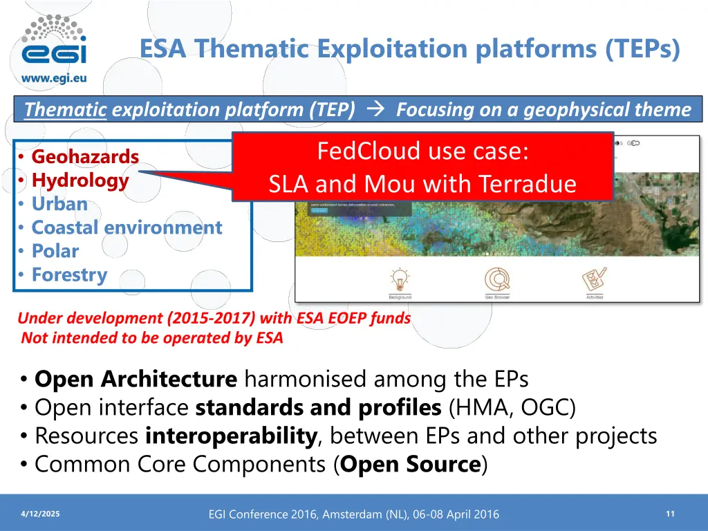 esa thematic exploitation platforms teps