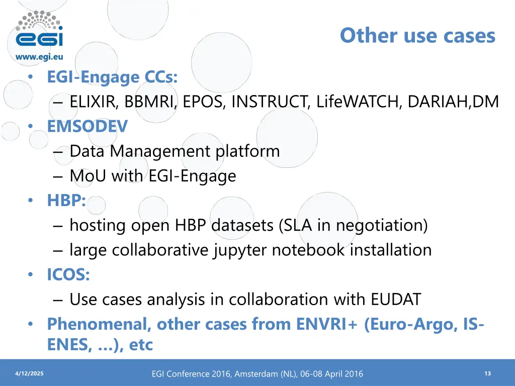other use cases