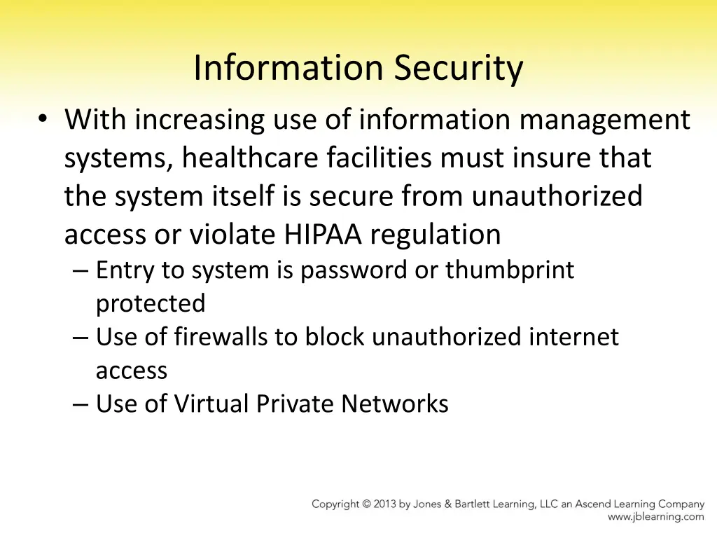 information security with increasing