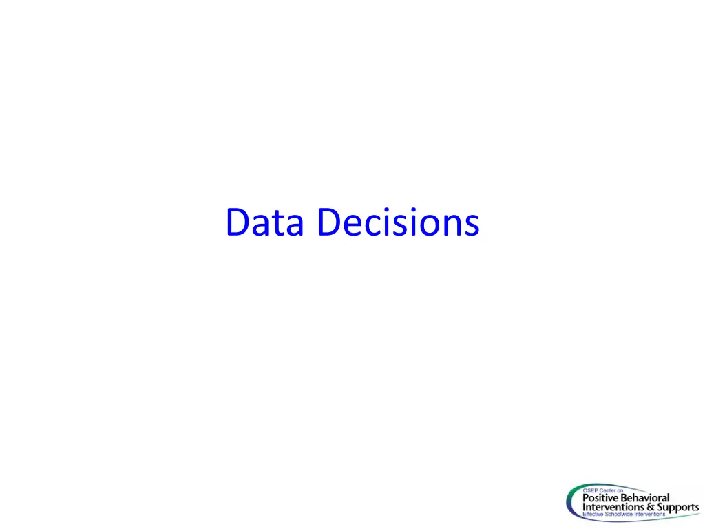 data decisions