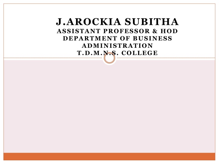 j arockia subitha assistant professor