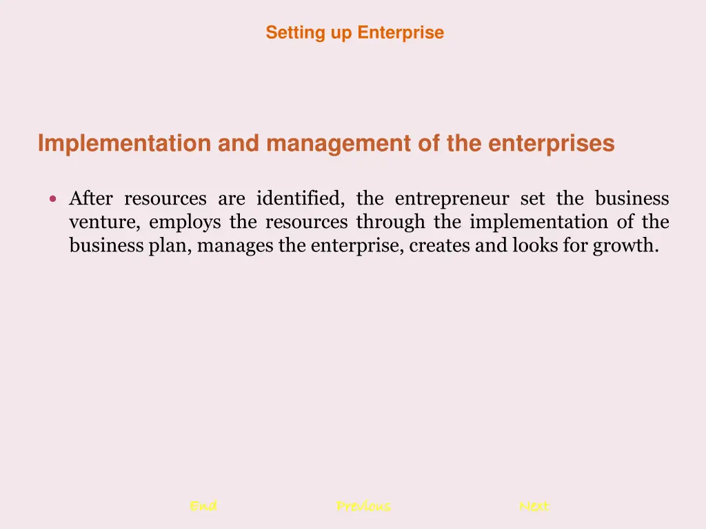 setting up enterprise 7