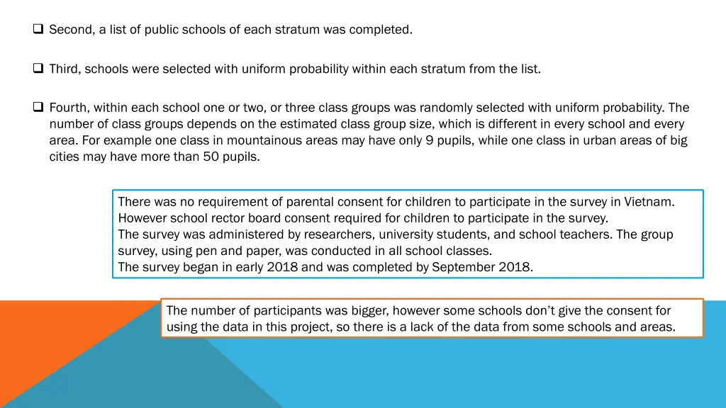 second a list of public schools of each stratum