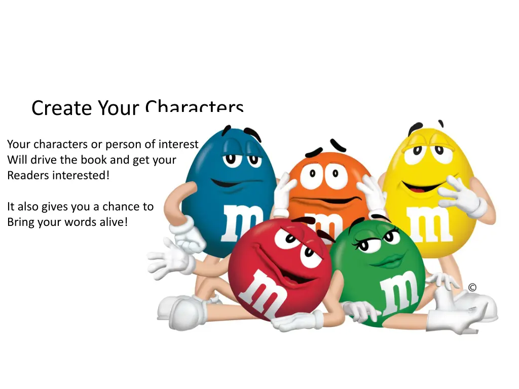 create your characters