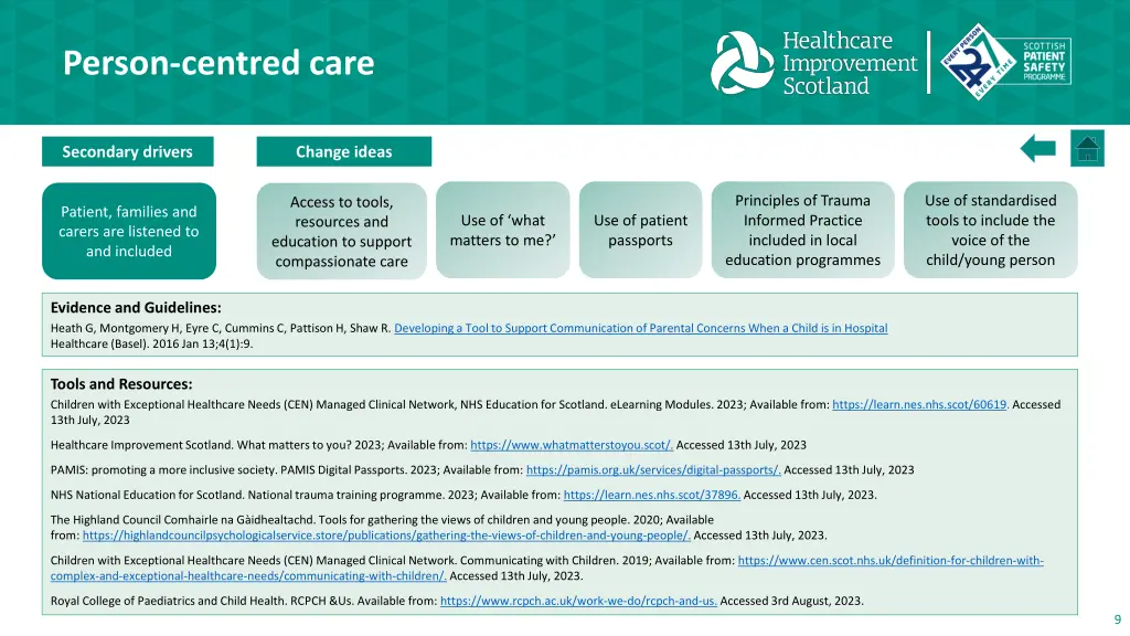 person centred care