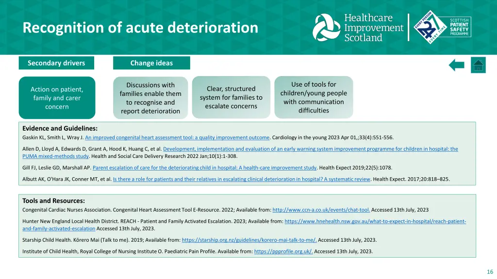 recognition of acute deterioration 2