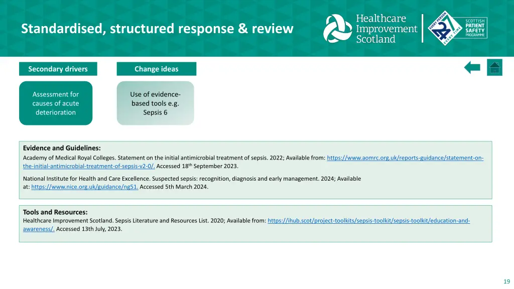 standardised structured response review 1