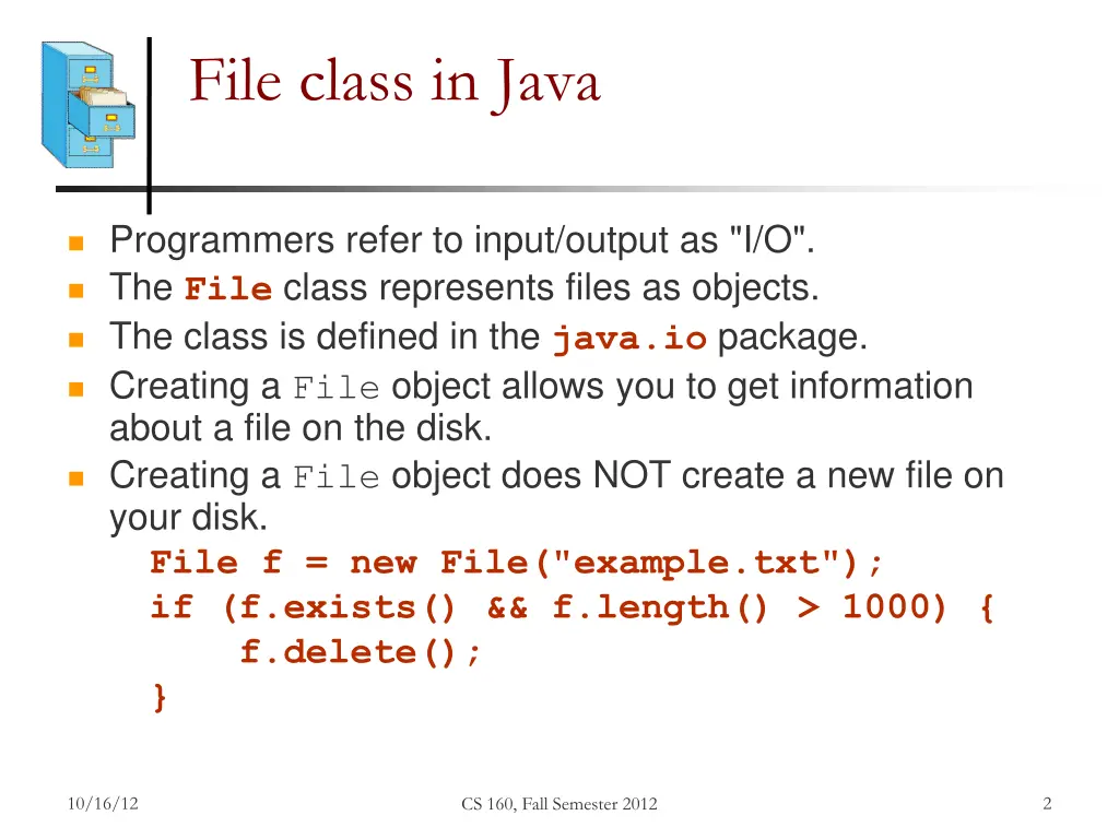 file class in java