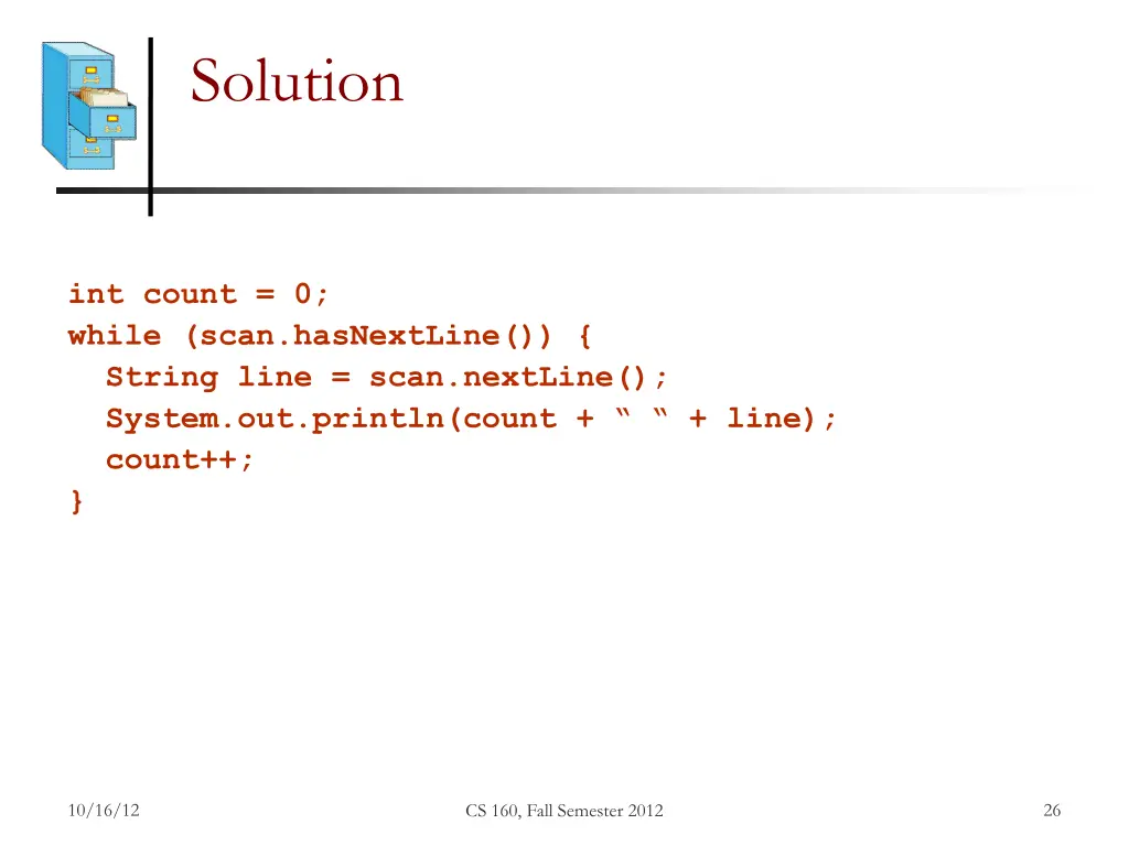solution