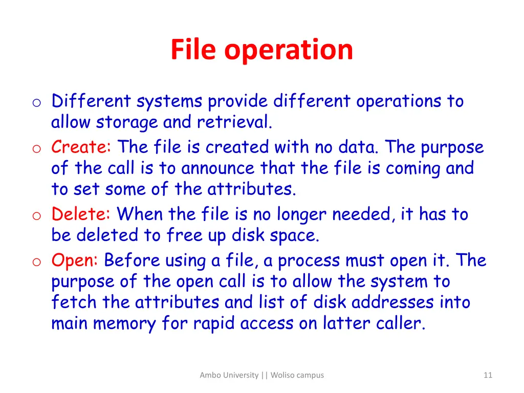 file operation