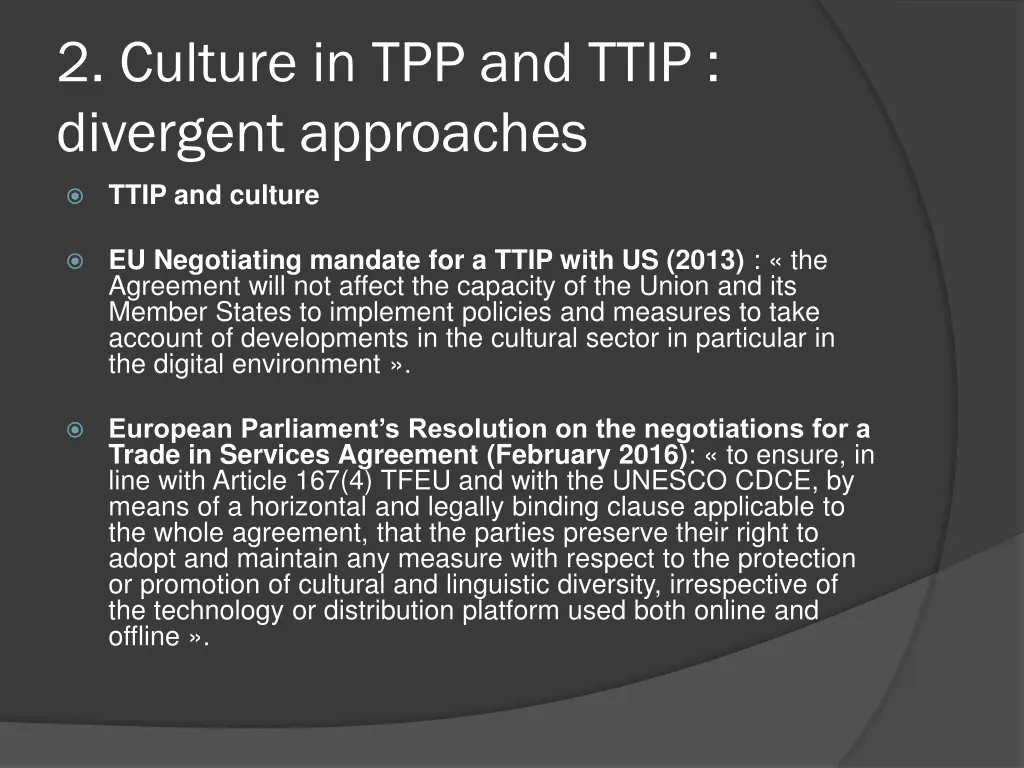 2 culture in tpp and ttip divergent approaches 1