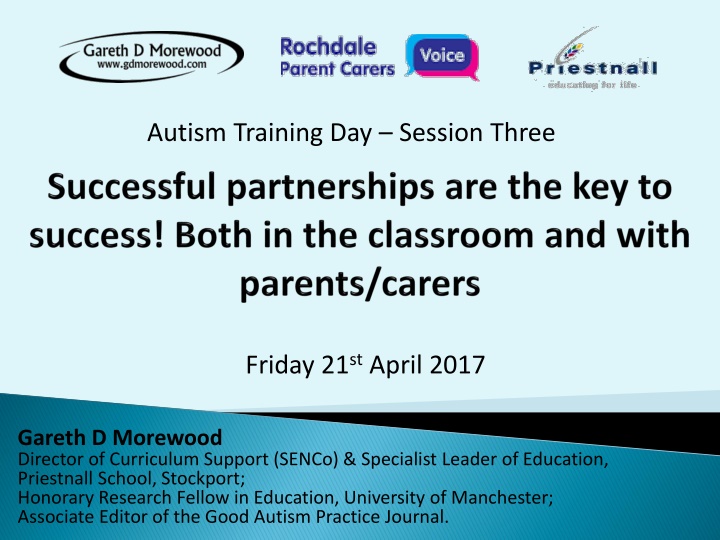 autism training day session three