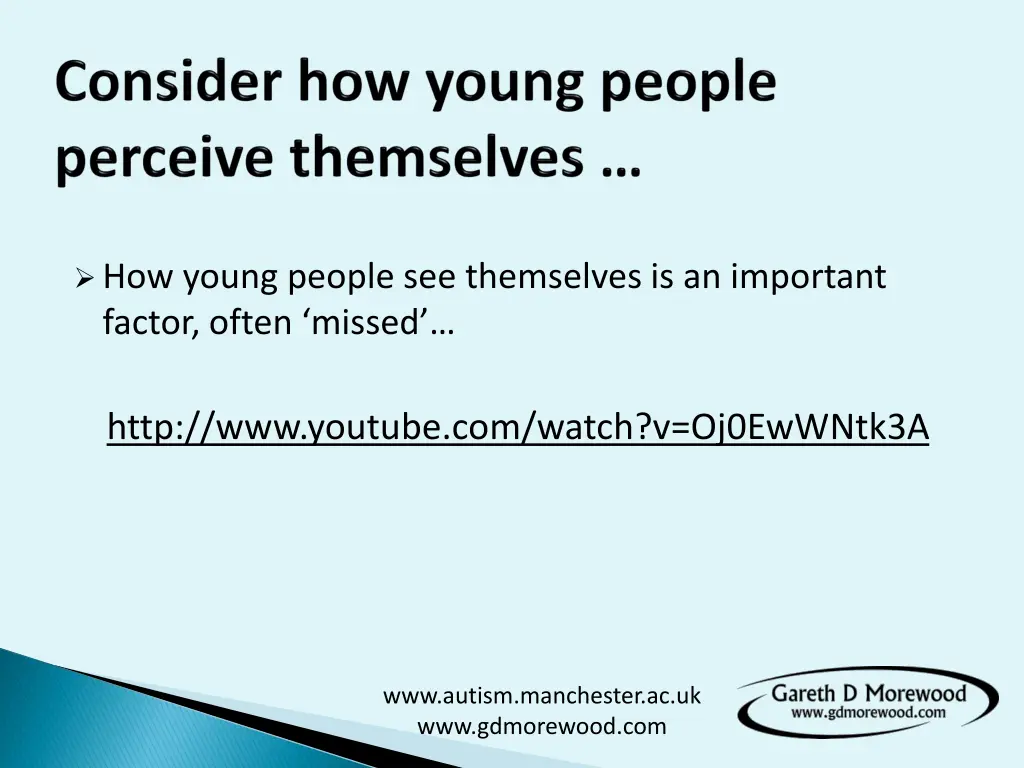 how young people see themselves is an important