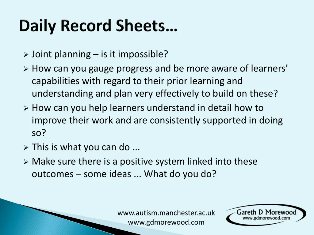 joint planning is it impossible how can you gauge