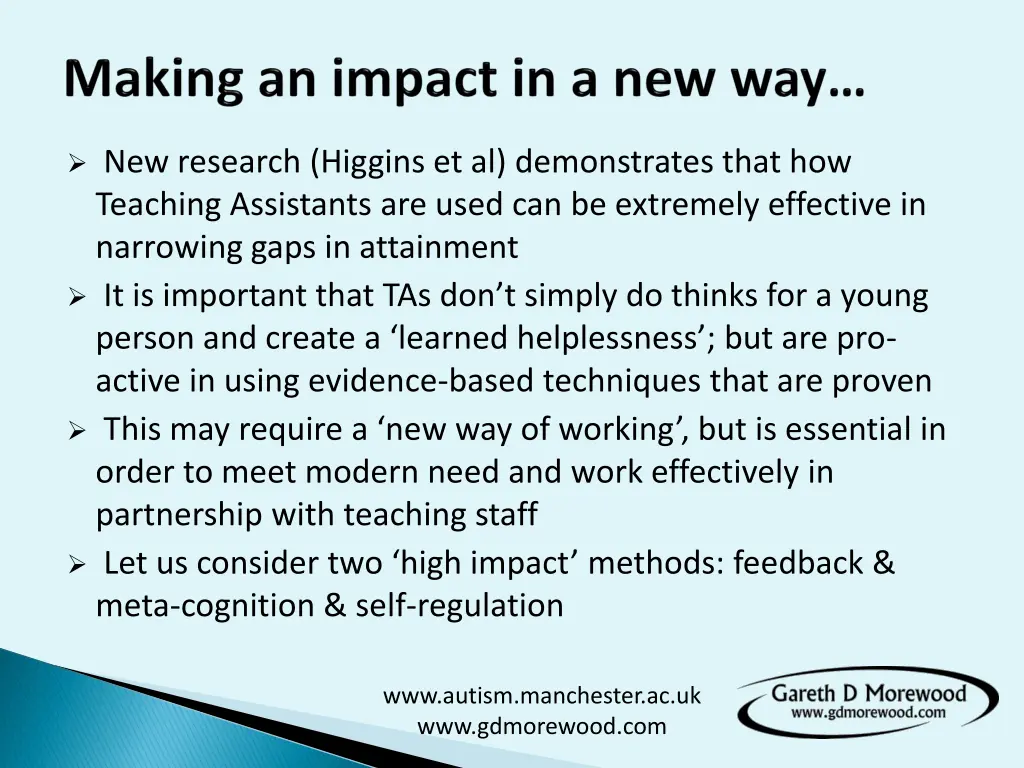 new research higgins et al demonstrates that