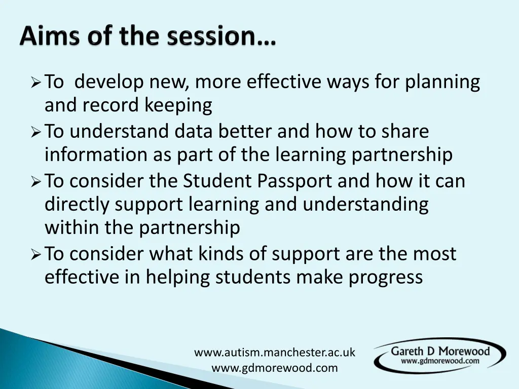 to develop new more effective ways for planning
