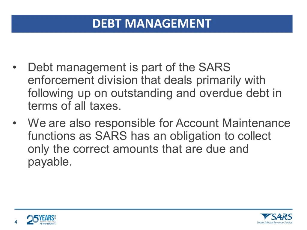 debt management