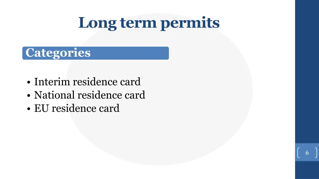 long term permits
