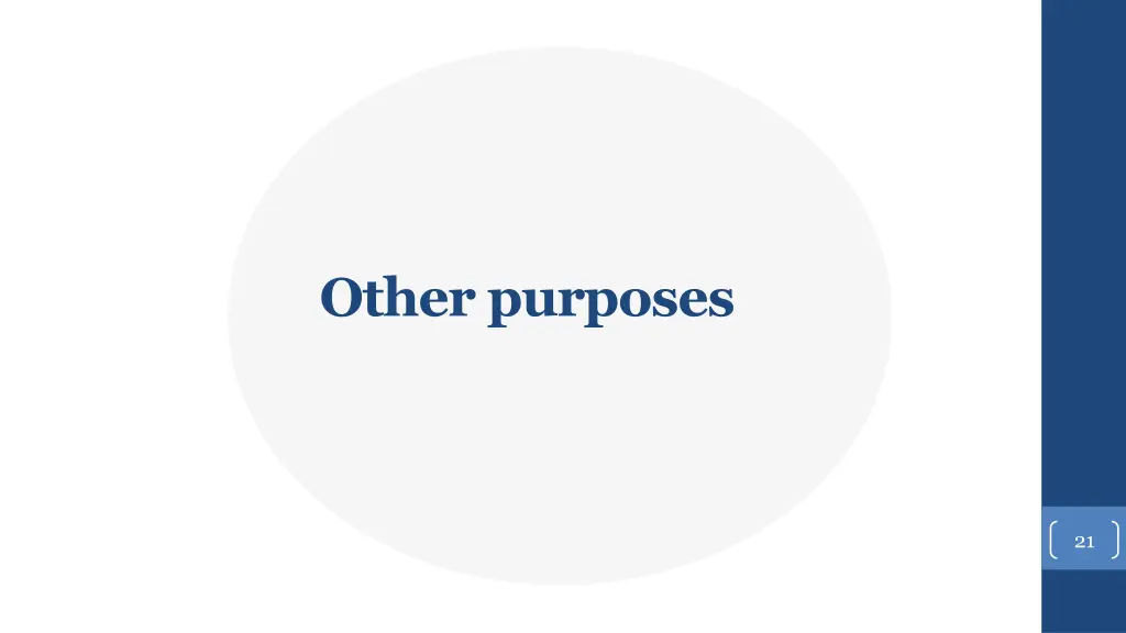 other purposes